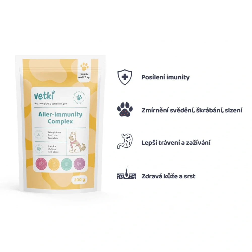 VETKI - Aller-Immunity Complex pro velké psy – 200 g