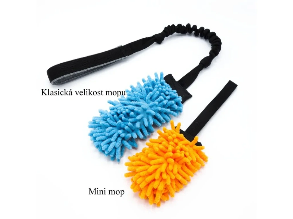 Přetahovadlo pro psa – mop s amortizérem