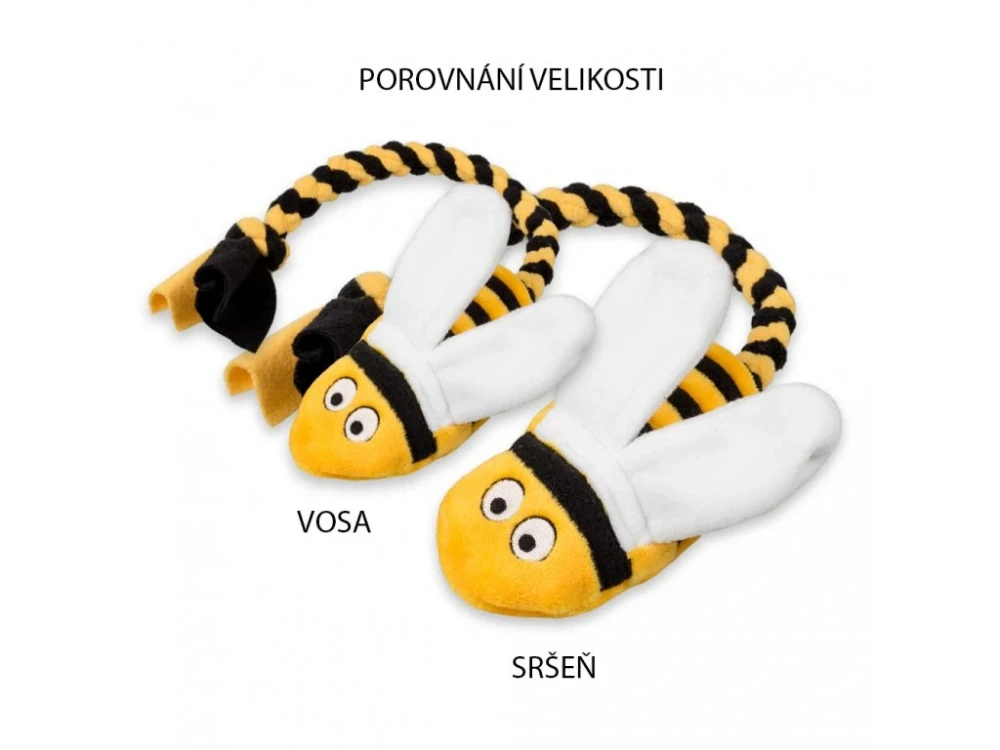 Plyšová hračka pro psa – včela