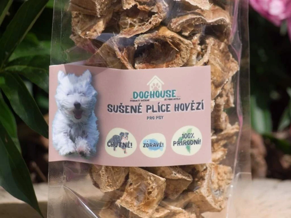 Hovězí plíce sušené - krájené 100g