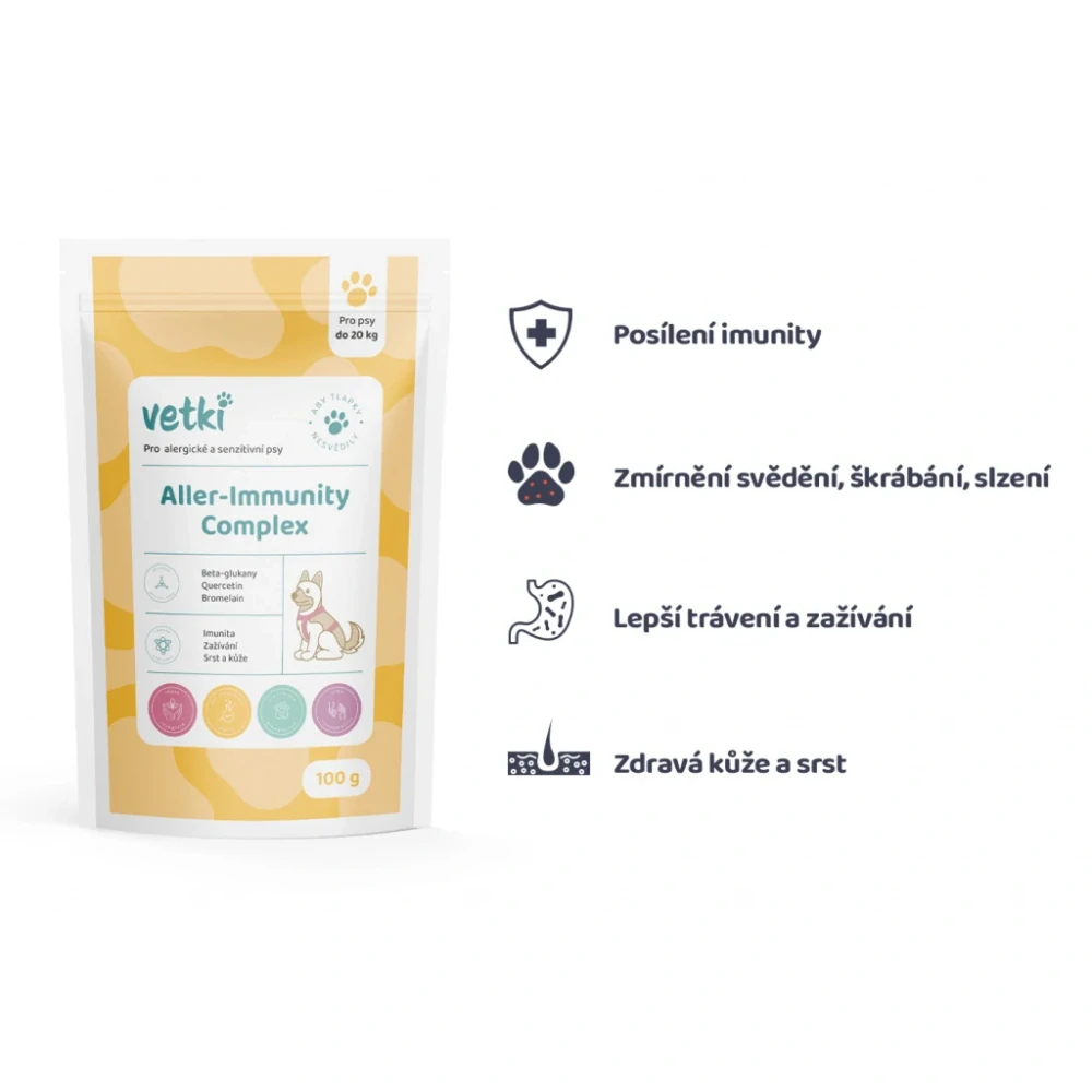 VETKI - Aller-Immunity Complex pro malé psy – 100 g