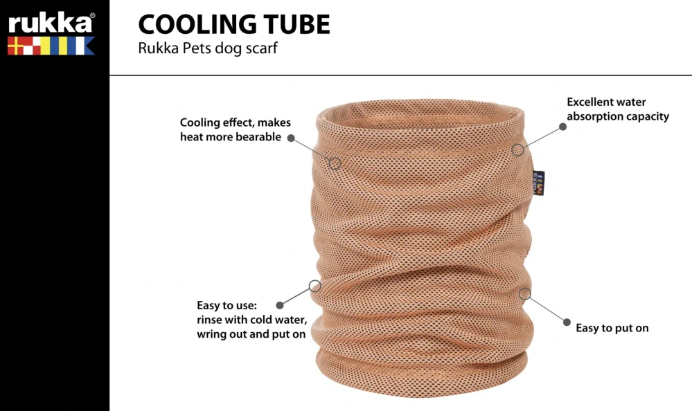 Chladicí šátek pro psa Rukka