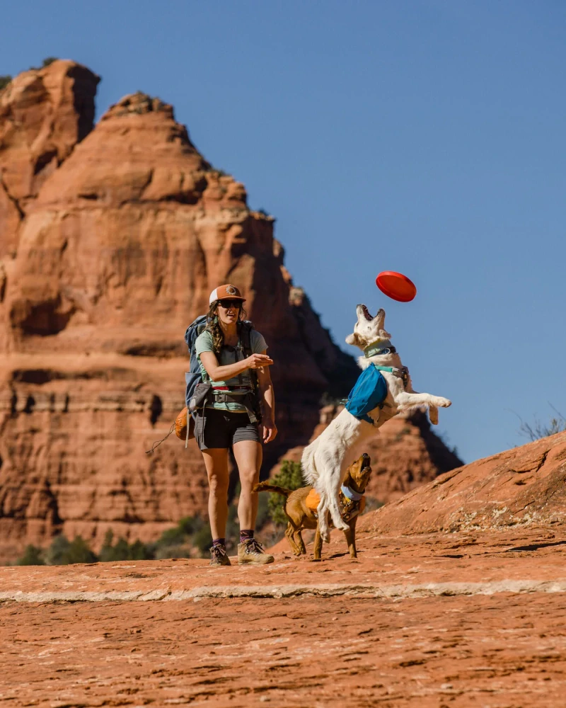 Ruffwear – létací disk Camp Flyer™ – žlutozelený
