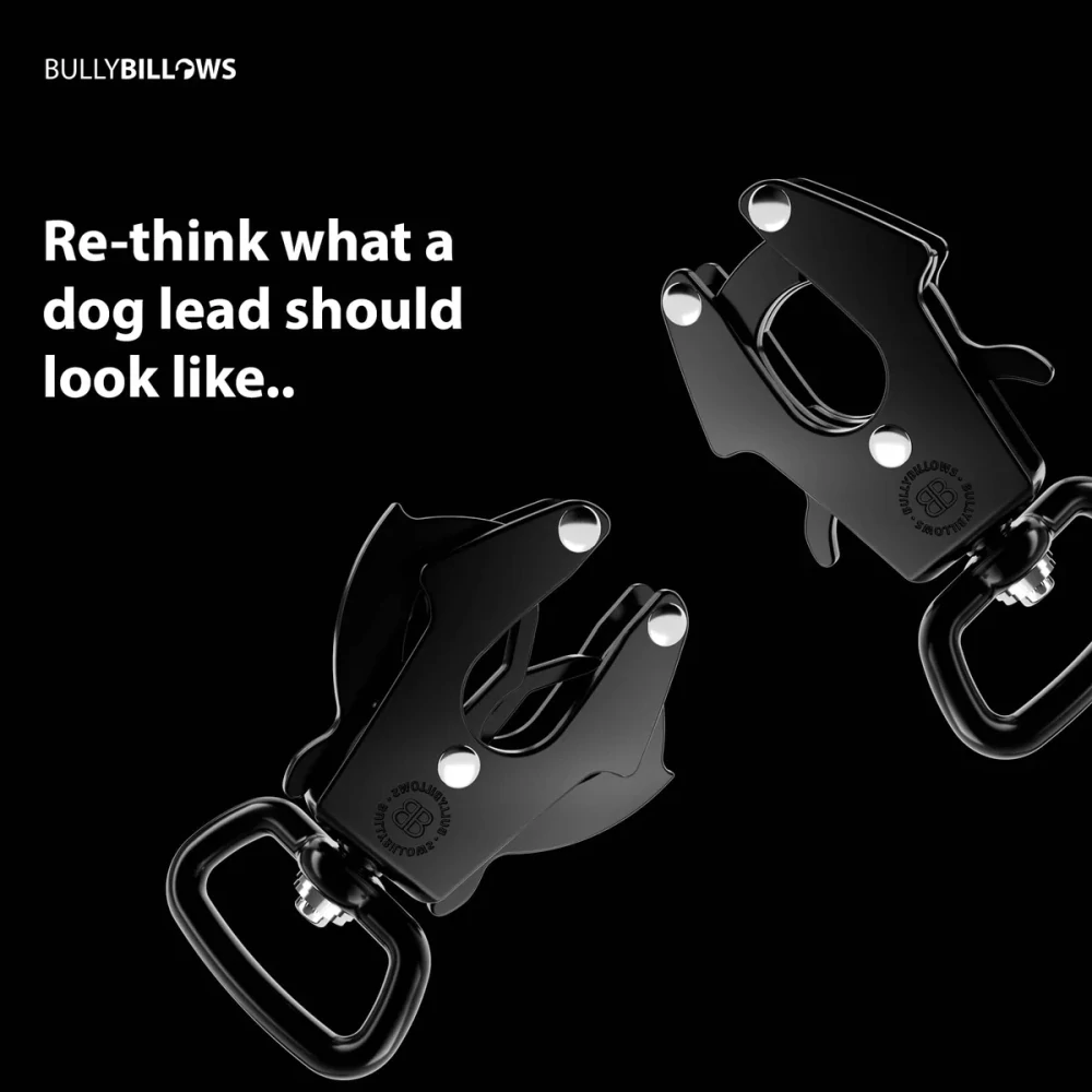 BullyBillows vodítko Combat Mini - 1,2m, černé/žluté