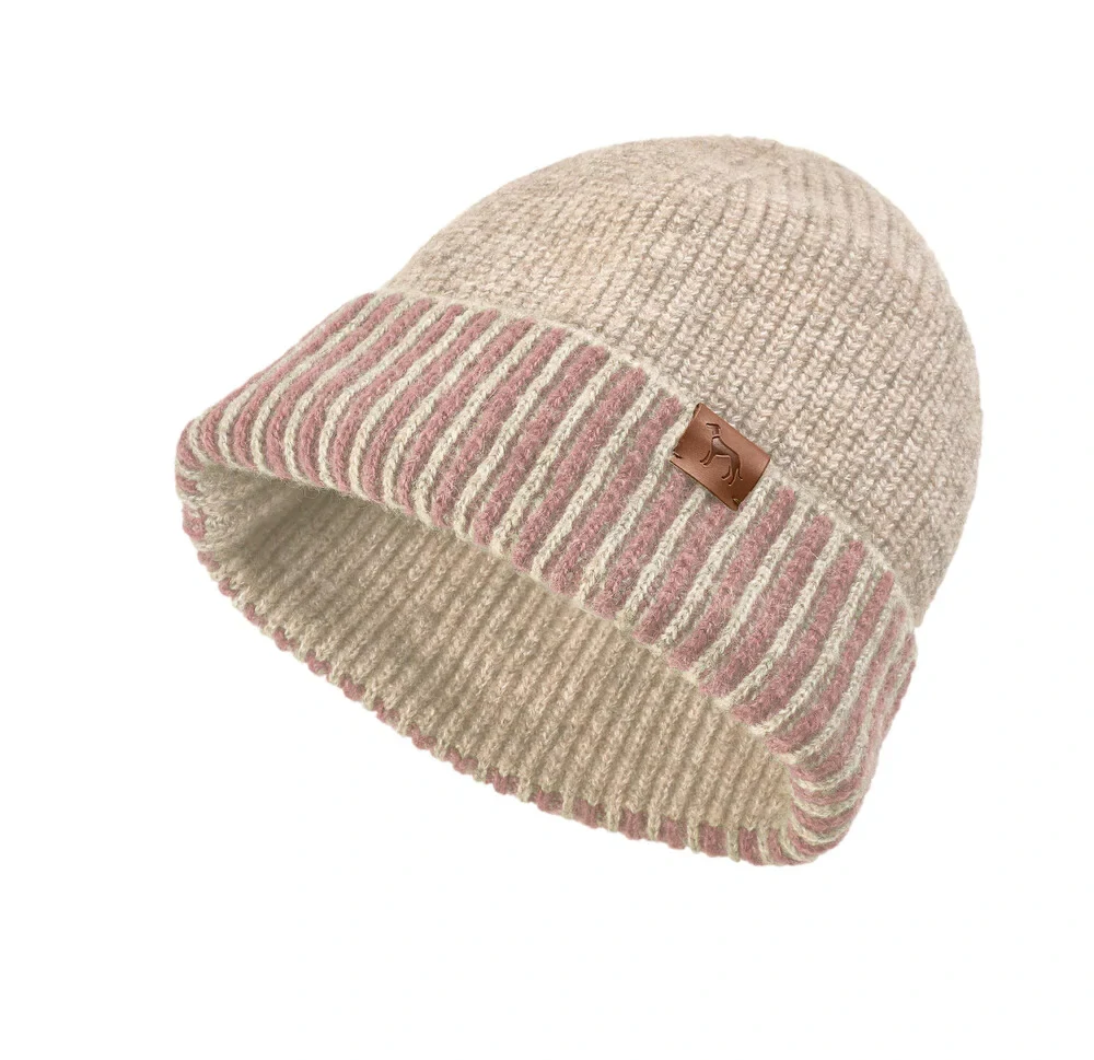 Hunter set ODENSE svetr a čepice - krémová