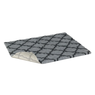 Vetbed protiskluz – šedá s mřížkou