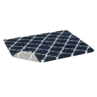 Vetbed protiskluz – modrá s mřížkou