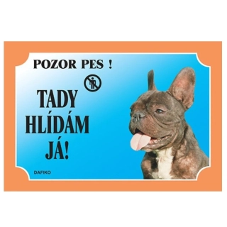 Cedulka Pozor pes, FRANCOUZSKÝ BULDOČEK